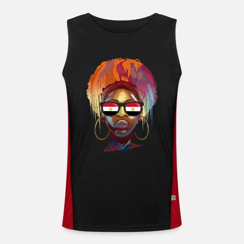 Egypt Men's Functional Contrast Tank Top 