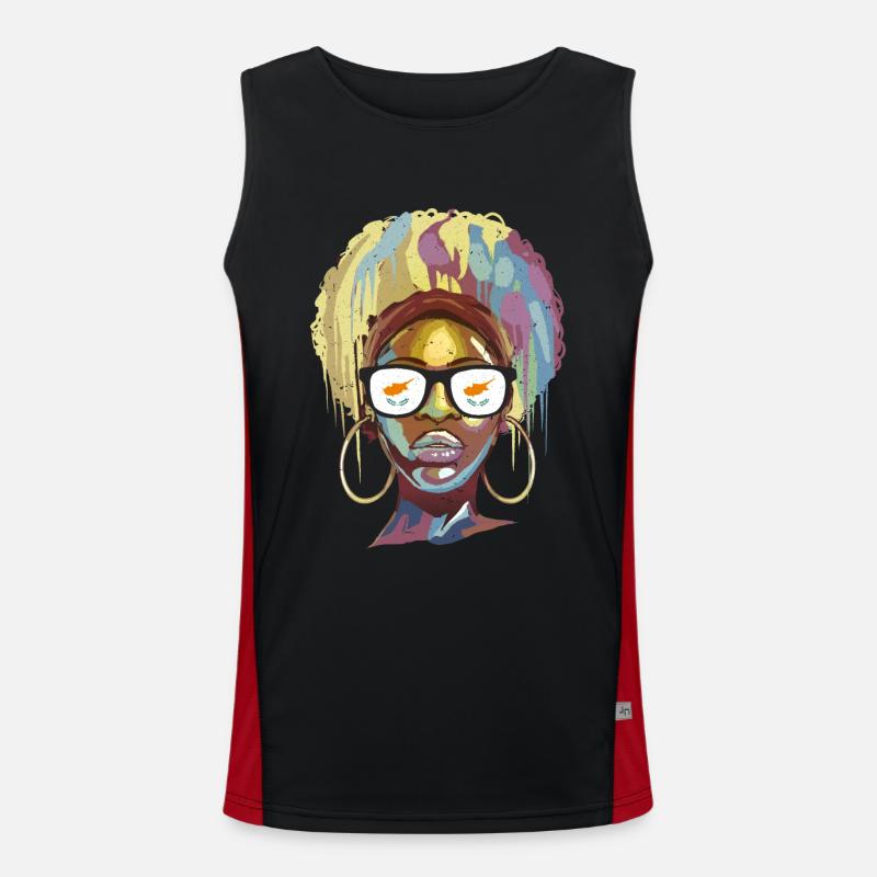 Cyprus Men's Functional Contrast Tank Top 