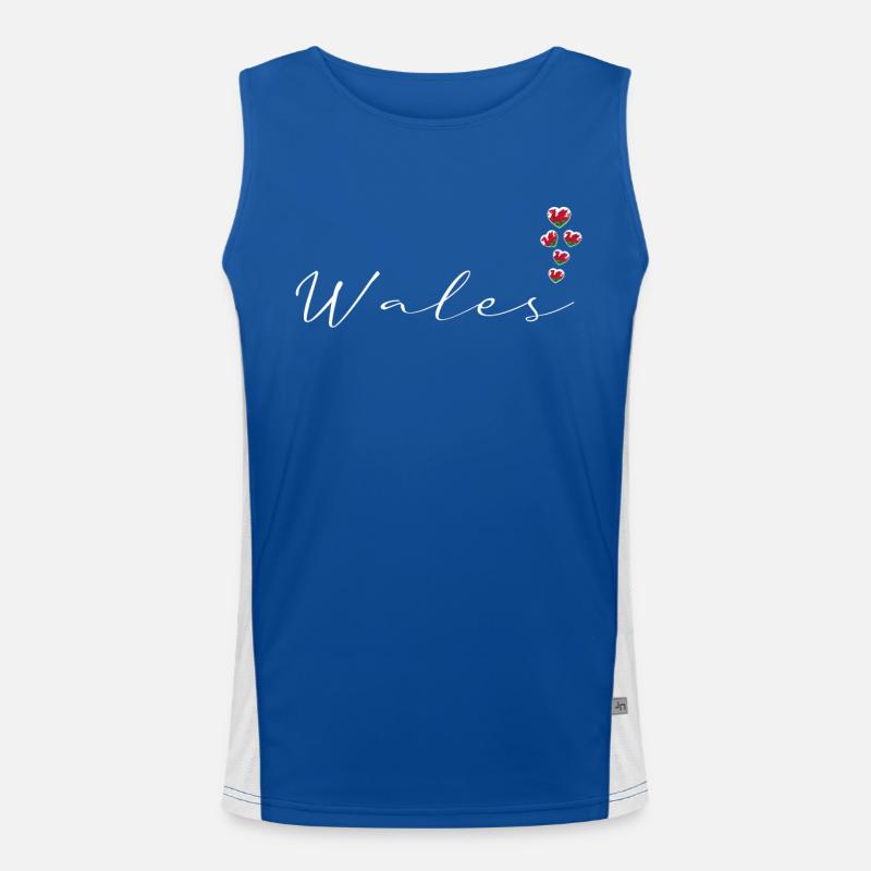 Wales Men's Functional Contrast Tank Top 