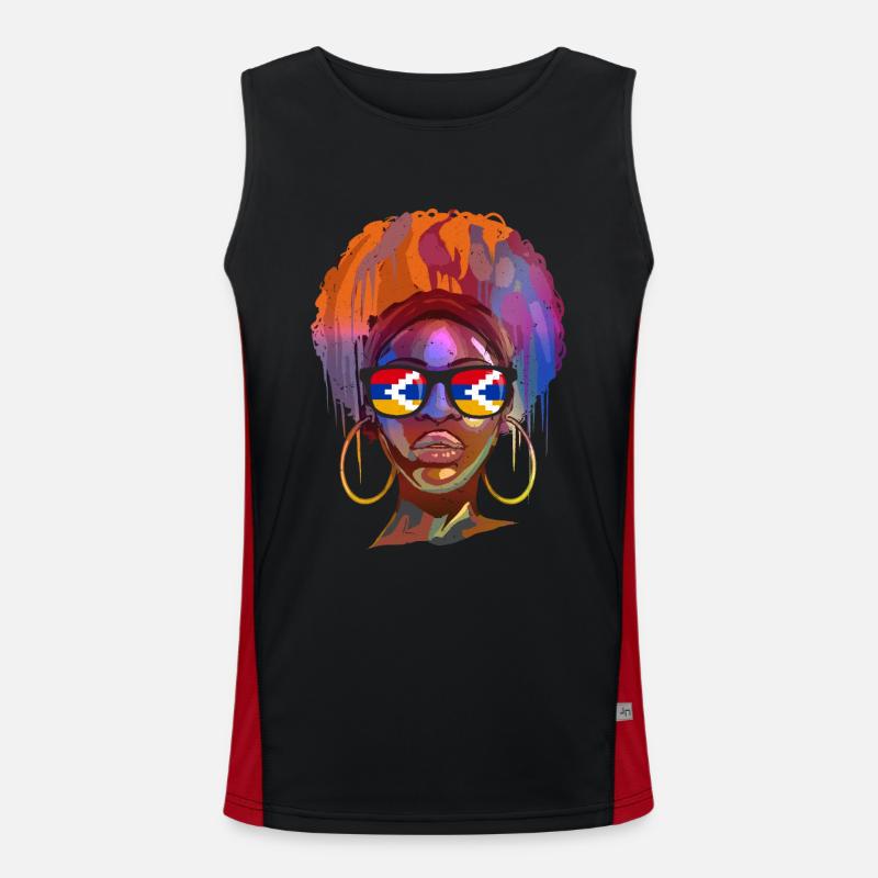 Artsakh Men's Functional Contrast Tank Top 