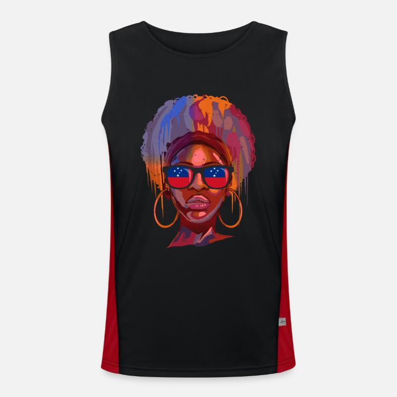 Samoa Funktionelles Kontrast-Tank Top für Männer 