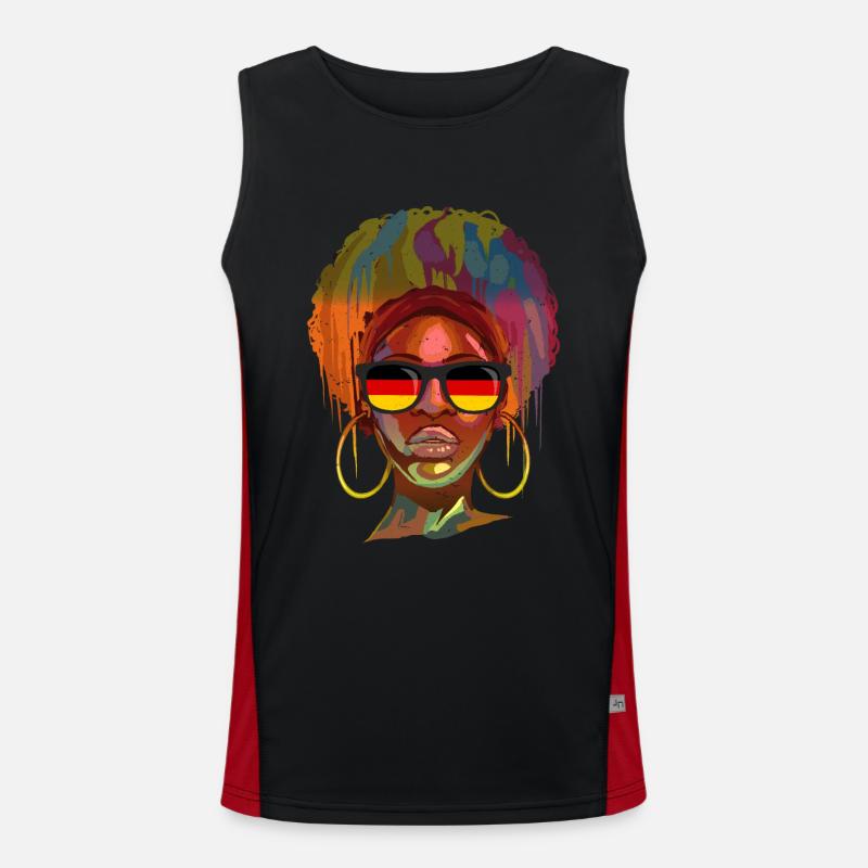 Germany Men's Functional Contrast Tank Top 