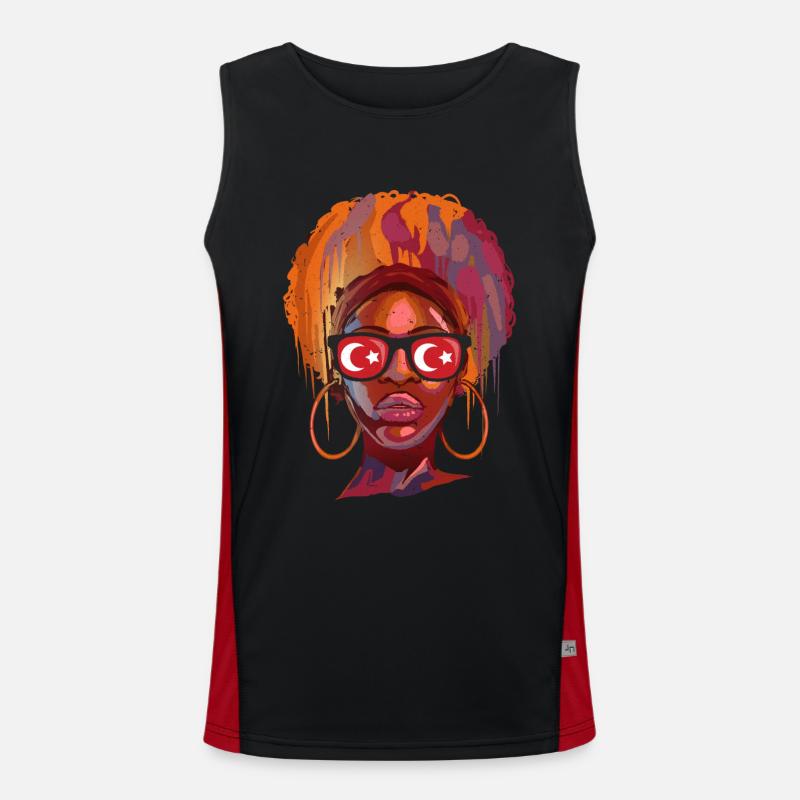 Ottoman Empire Men's Functional Contrast Tank Top 