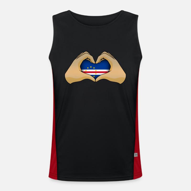 Cape Verde Men's Functional Contrast Tank Top 