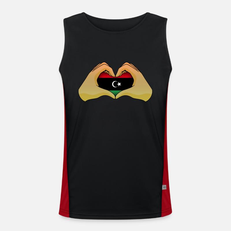 Libya Men's Functional Contrast Tank Top 