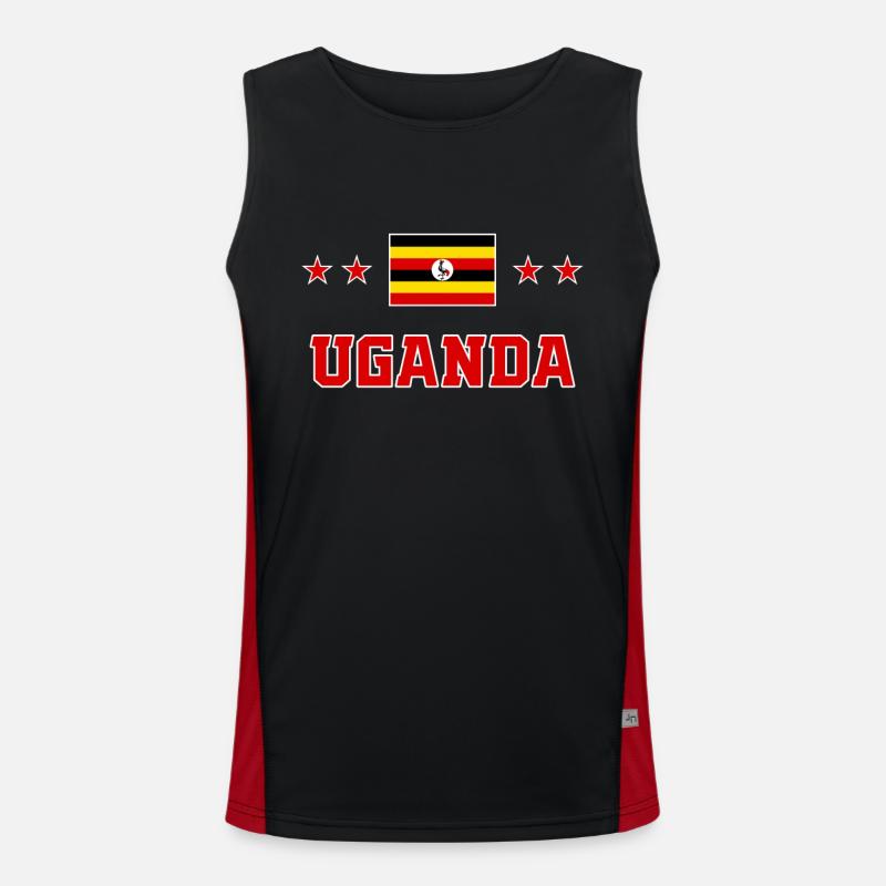 Ouganda Débardeur respirant contrasté Homme 