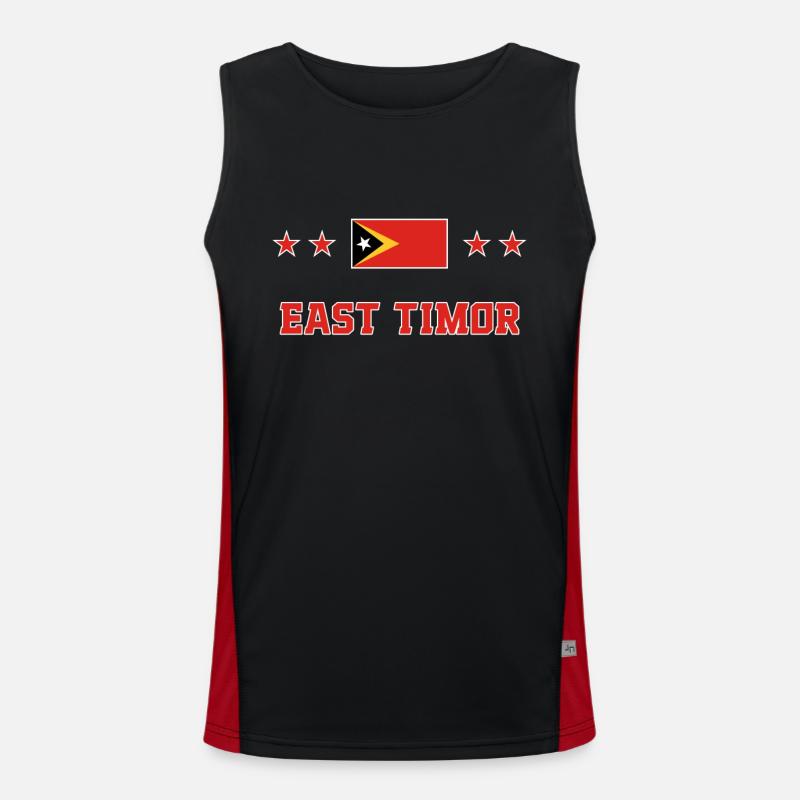 Osttimor Funktionelles Kontrast-Tank Top für Männer 