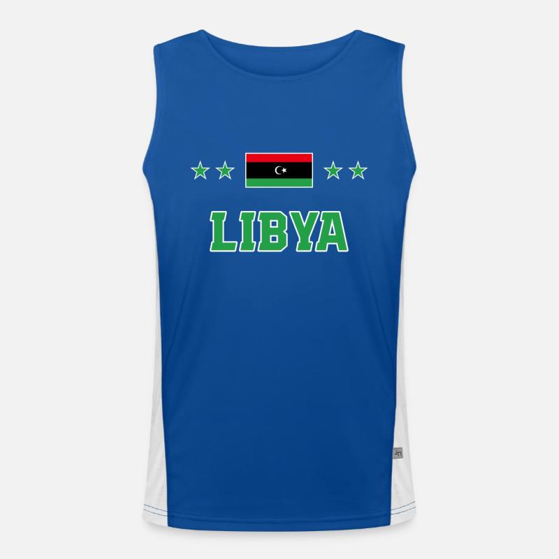 Libya Men's Functional Contrast Tank Top 