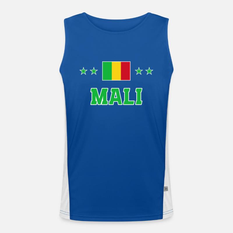 Mali Débardeur respirant contrasté Homme 