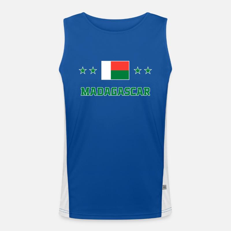 Madagaskar Funktionelles Kontrast-Tank Top für Männer 