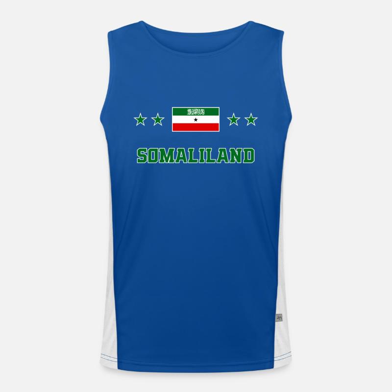 Somaliland Débardeur respirant contrasté Homme 