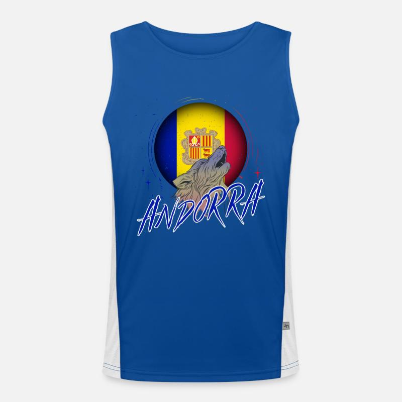 Andorra Funktionelles Kontrast-Tank Top für Männer 