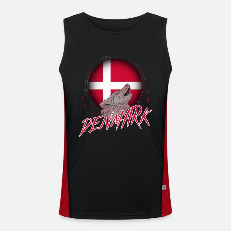 Denmark Men's Functional Contrast Tank Top 