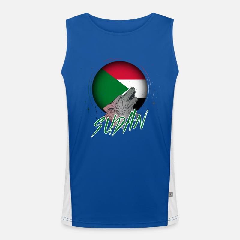 Sudan Funktionelles Kontrast-Tank Top für Männer 