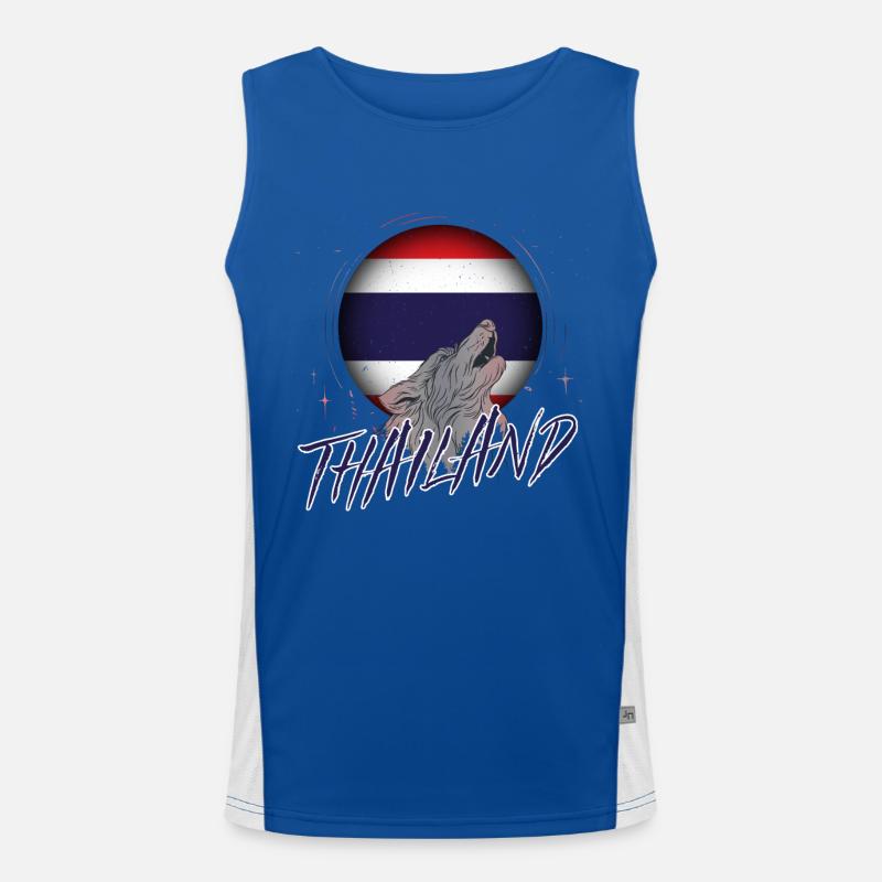 Thailand Funktionelles Kontrast-Tank Top für Männer 