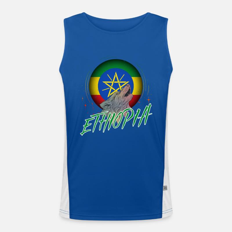 Ethiopia Men's Functional Contrast Tank Top 