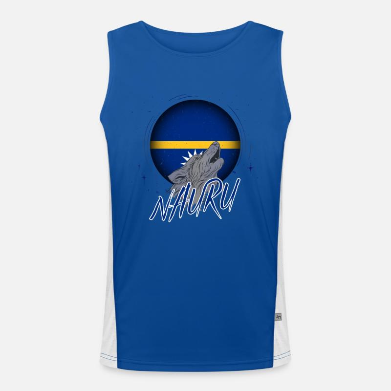 Nauru Men's Functional Contrast Tank Top 