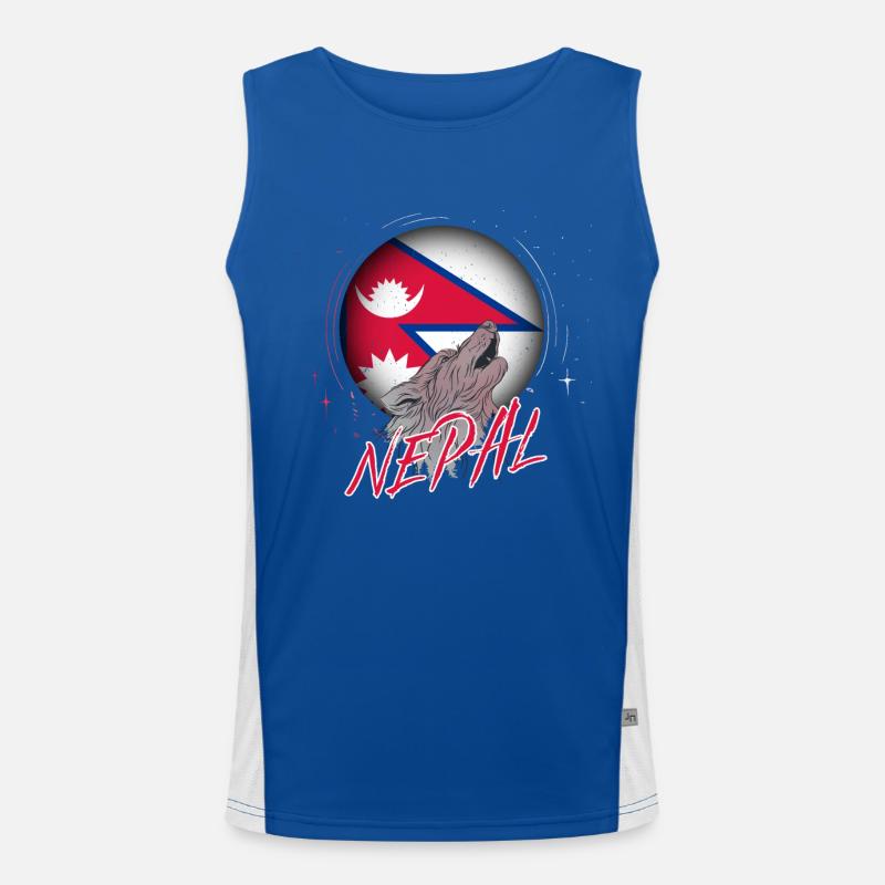 Nepal Men's Functional Contrast Tank Top 