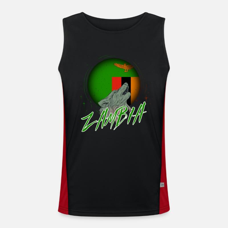 Zambia Men's Functional Contrast Tank Top 