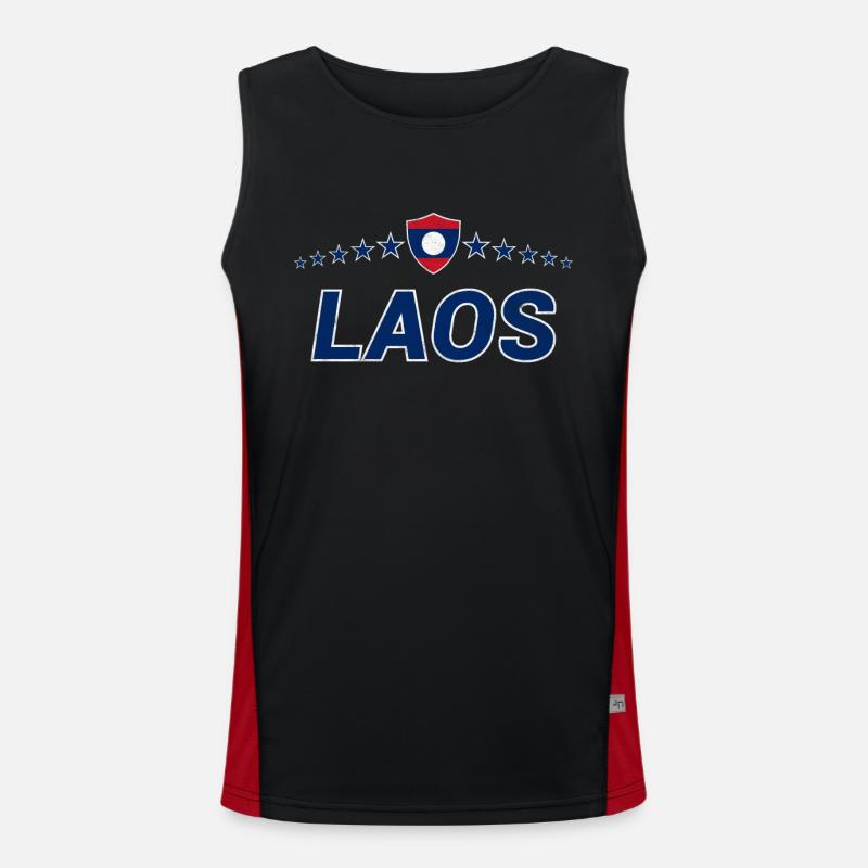 Laos Débardeur respirant contrasté Homme 