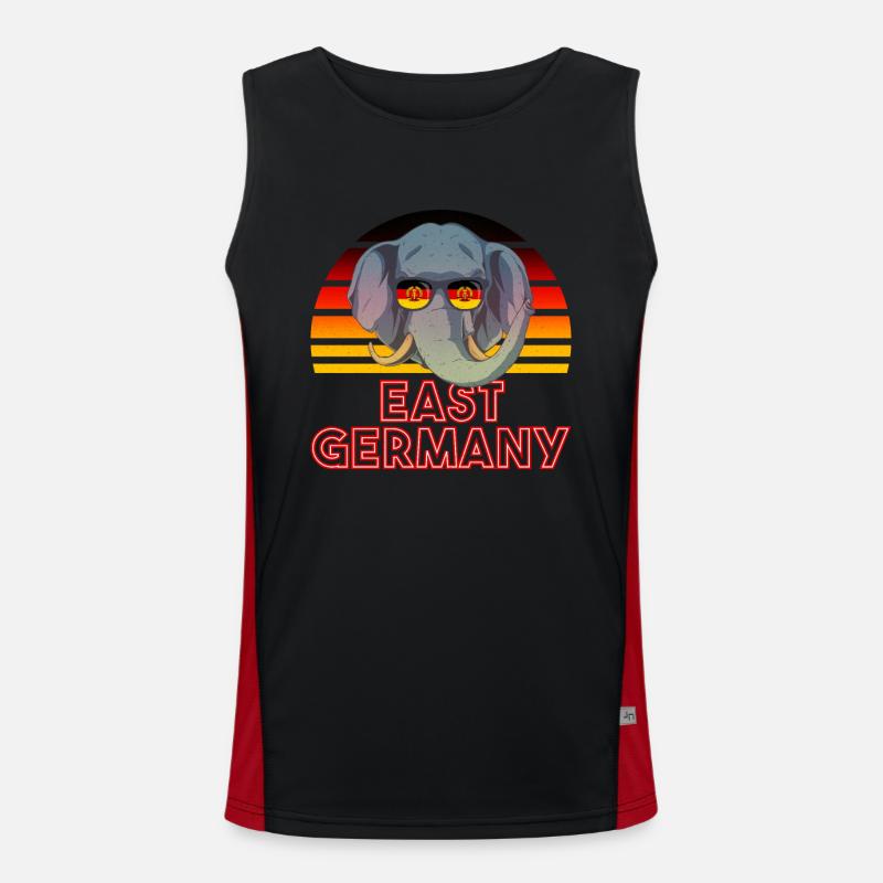 East Germany Men's Functional Contrast Tank Top 