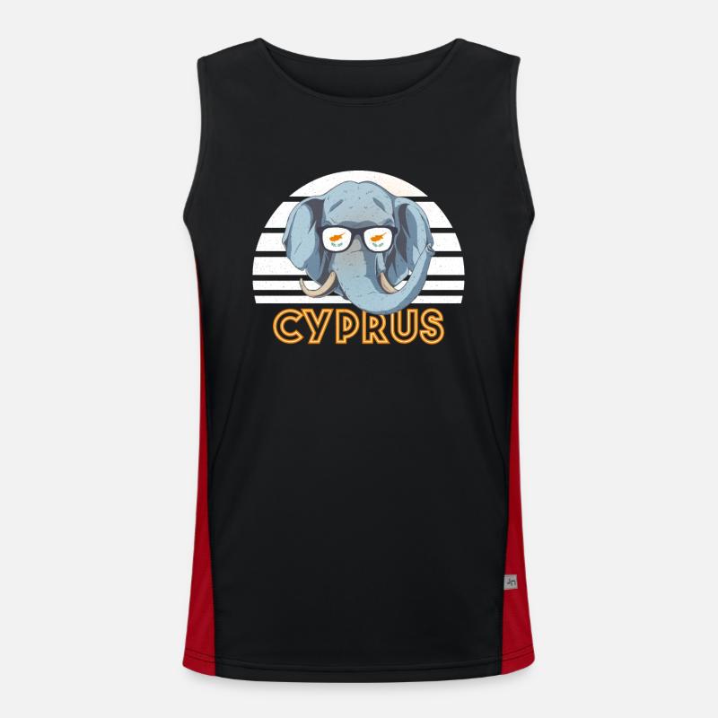 Cyprus Men's Functional Contrast Tank Top 