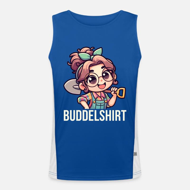 Garten Geschenk Gärtnerin Geburtstag Geschenk Funktionelles Kontrast-Tank Top für Männer 