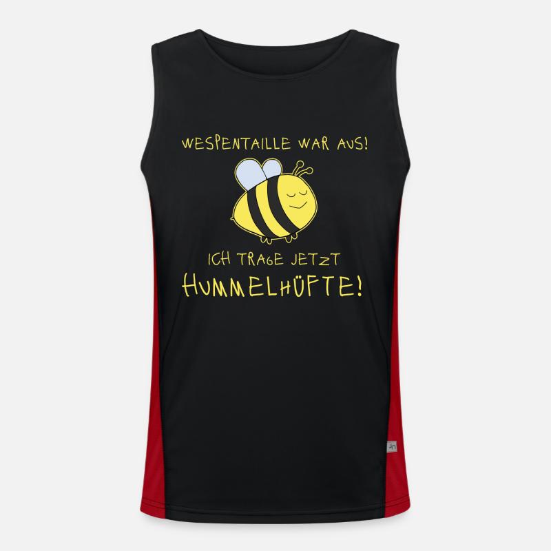 Hummel Dick Lustig Funktionelles Kontrast-Tank Top für Männer 