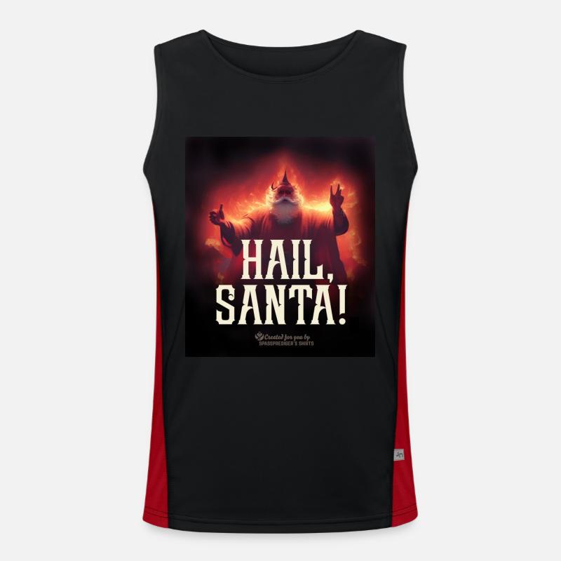 Hail, Santa! Men's Functional Contrast Tank Top 