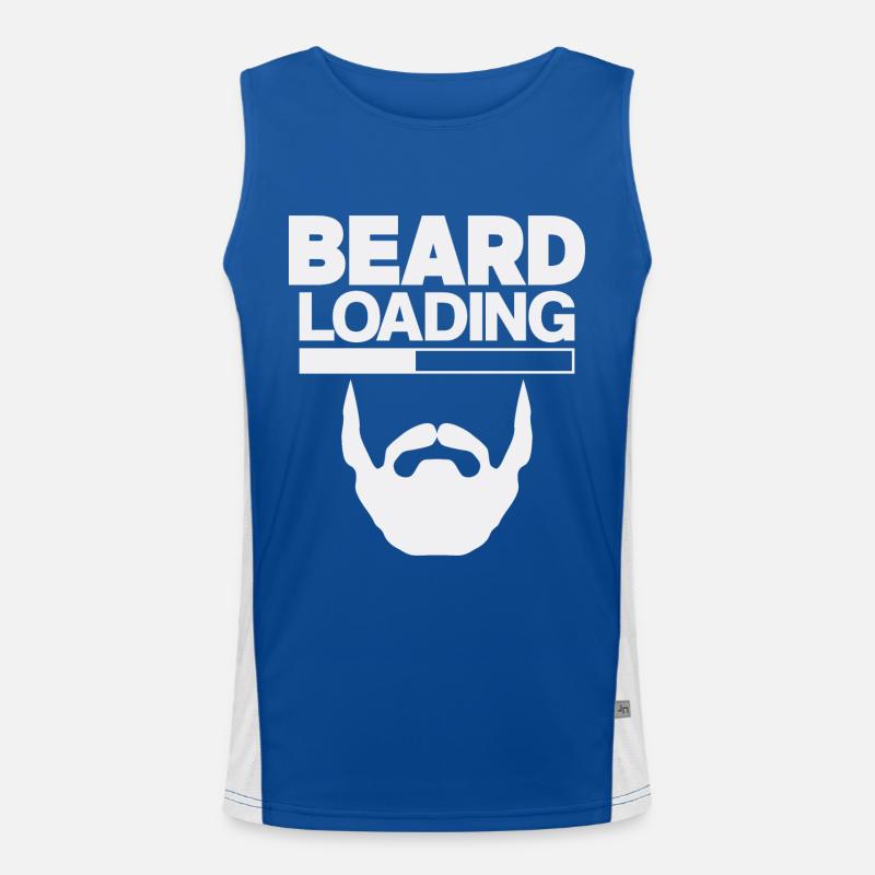 Beard loading - Bärtträger Geschenkidee Funktionelles Kontrast-Tank Top für Männer 