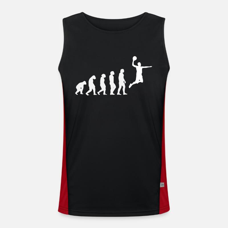 Évolution du basketball Débardeur respirant contrasté Homme 