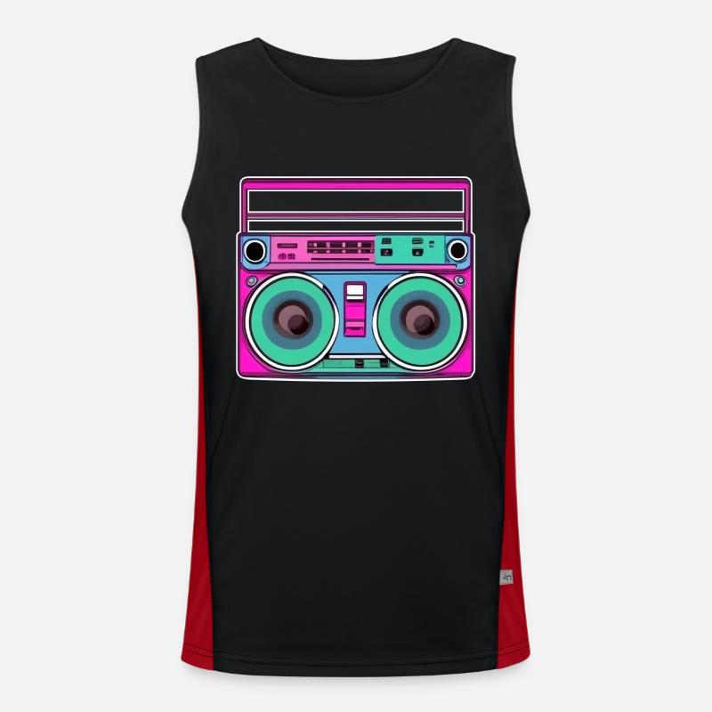 Ghetto Blaster Fluo Débardeur respirant contrasté Homme 