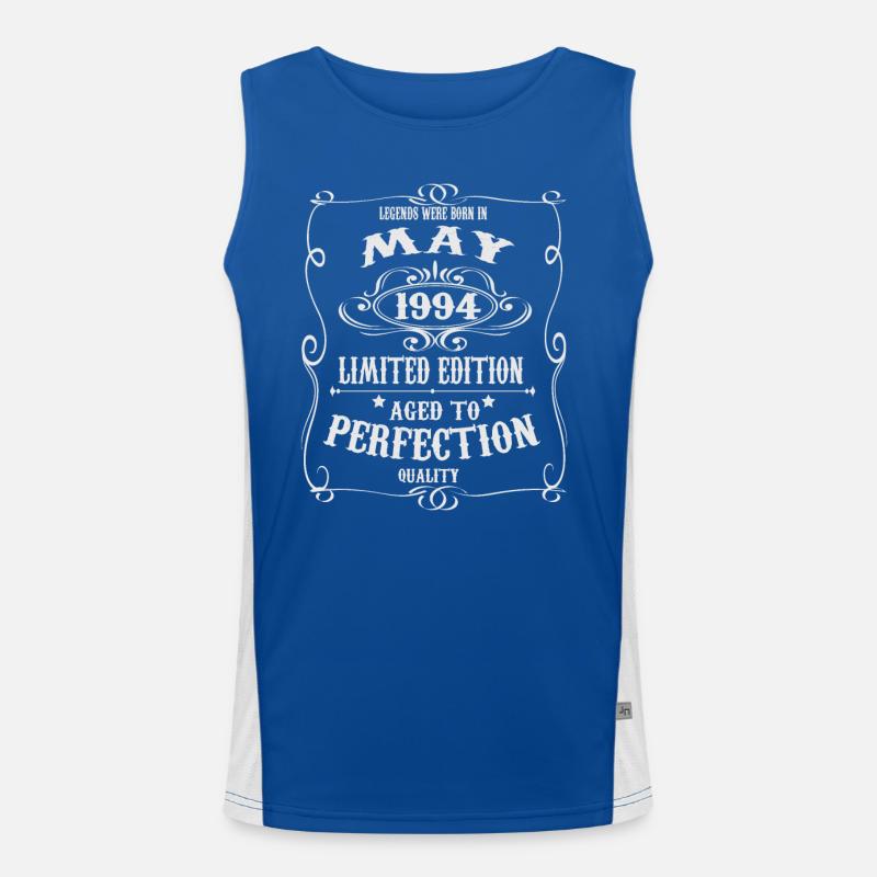 Legenden wurden im Mai 1994 geboren Funktionelles Kontrast-Tank Top für Männer 