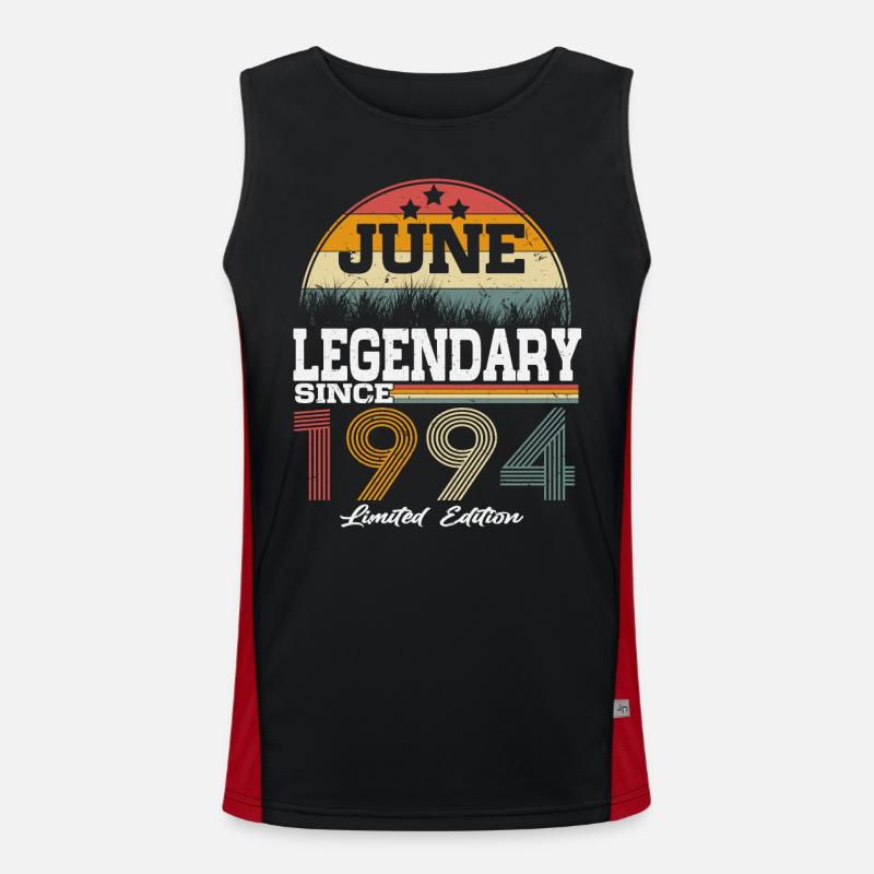 Legenden wurden im Juni 1994 geboren Funktionelles Kontrast-Tank Top für Männer 
