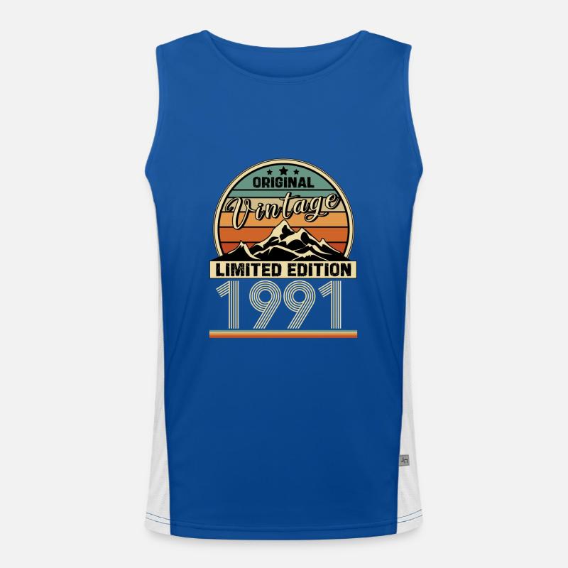 1991 Funktionelles Kontrast-Tank Top für Männer 