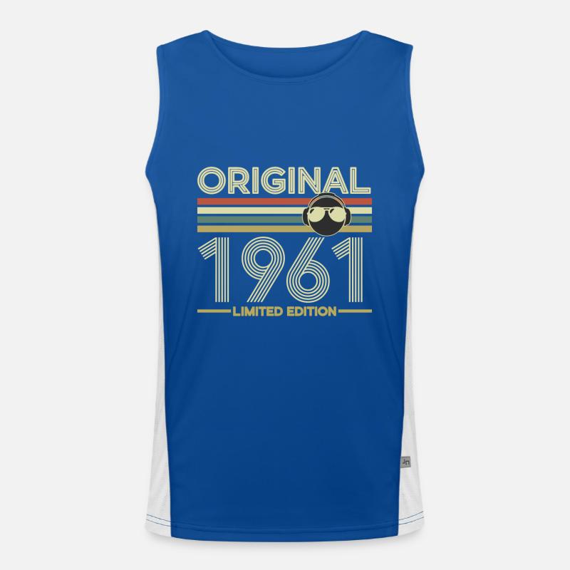 1961 Funktionelles Kontrast-Tank Top für Männer 