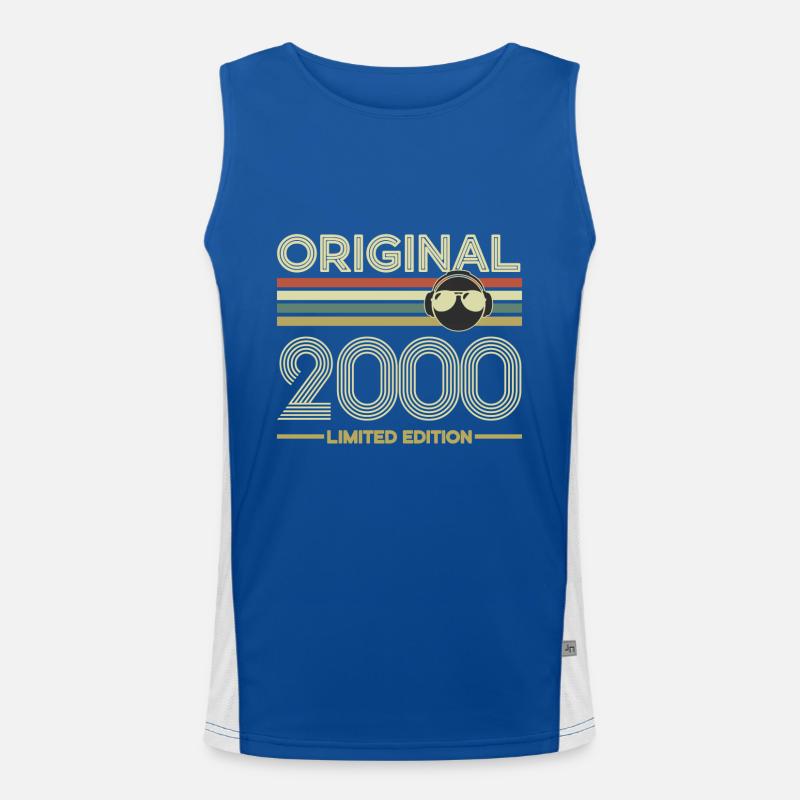 2000 Débardeur respirant contrasté Homme 