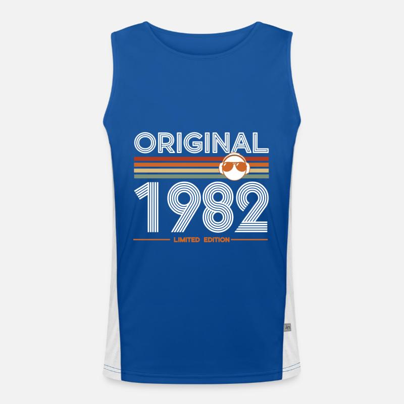 1982 Funktionelles Kontrast-Tank Top für Männer 