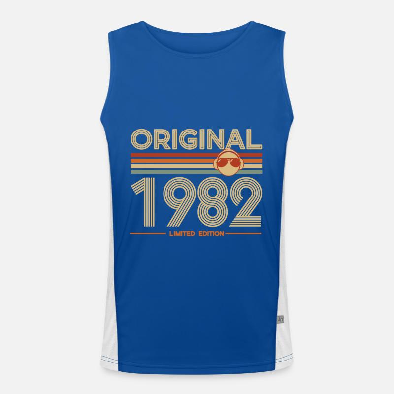 1982 Funktionelles Kontrast-Tank Top für Männer 