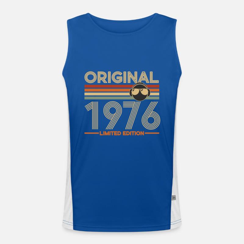 1976 Funktionelles Kontrast-Tank Top für Männer 