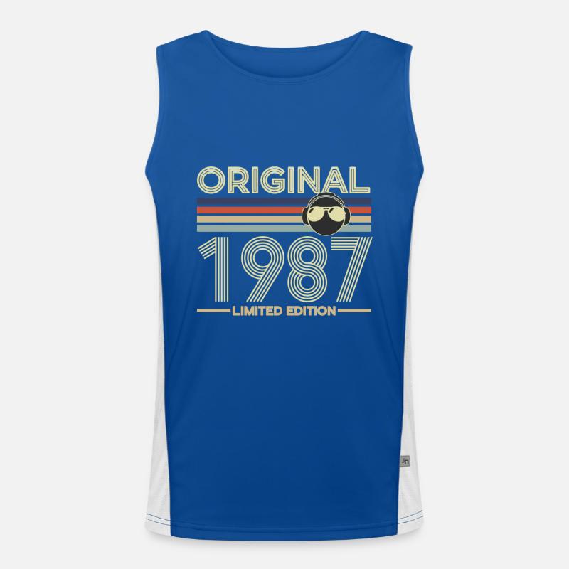 1987 Débardeur respirant contrasté Homme 