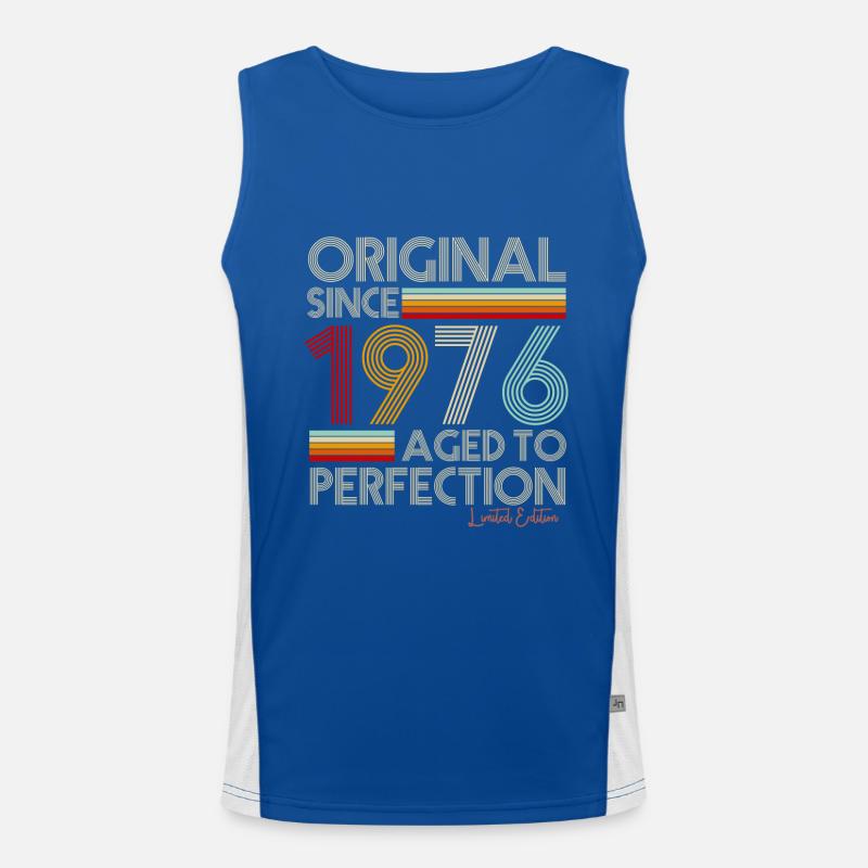 1976 Funktionelles Kontrast-Tank Top für Männer 