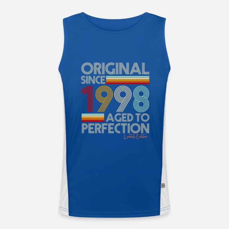 1998 Funktionelles Kontrast-Tank Top für Männer 