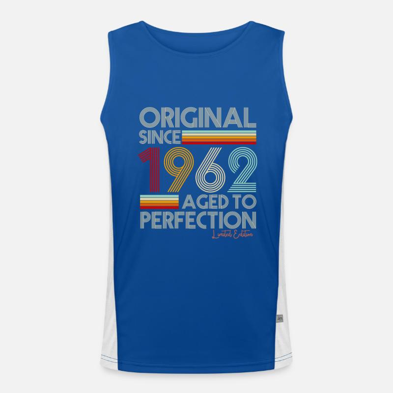 1962 Funktionelles Kontrast-Tank Top für Männer 