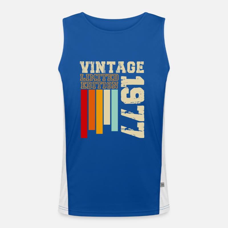 1977 Men's Functional Contrast Tank Top 