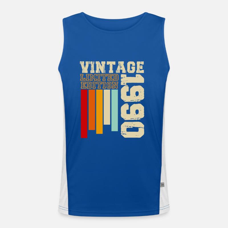 1990 Débardeur respirant contrasté Homme 