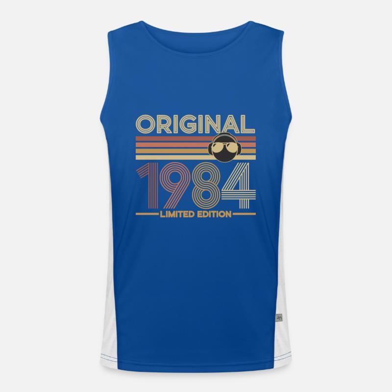 1984 Débardeur respirant contrasté Homme 