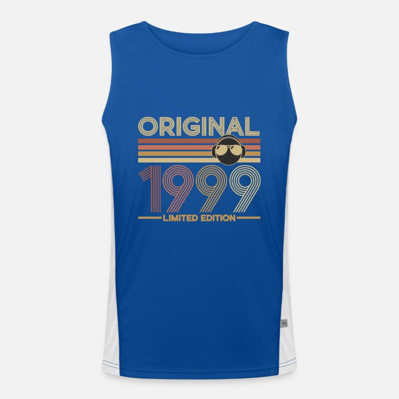 1999 Funktionelles Kontrast-Tank Top für Männer 