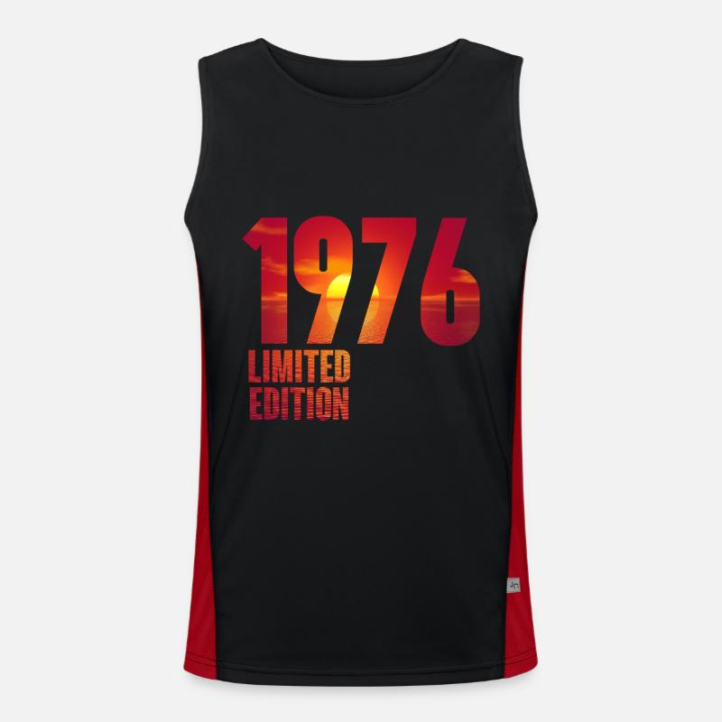 1976 Funktionelles Kontrast-Tank Top für Männer 