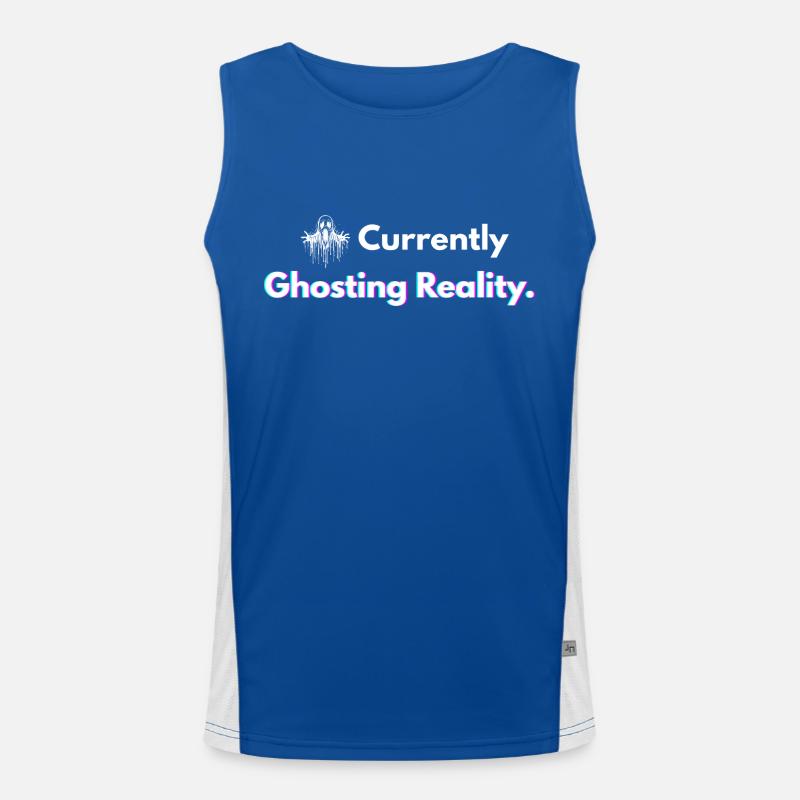Aktuell Ghosting Reality Shirt Funktionelles Kontrast-Tank Top für Männer 